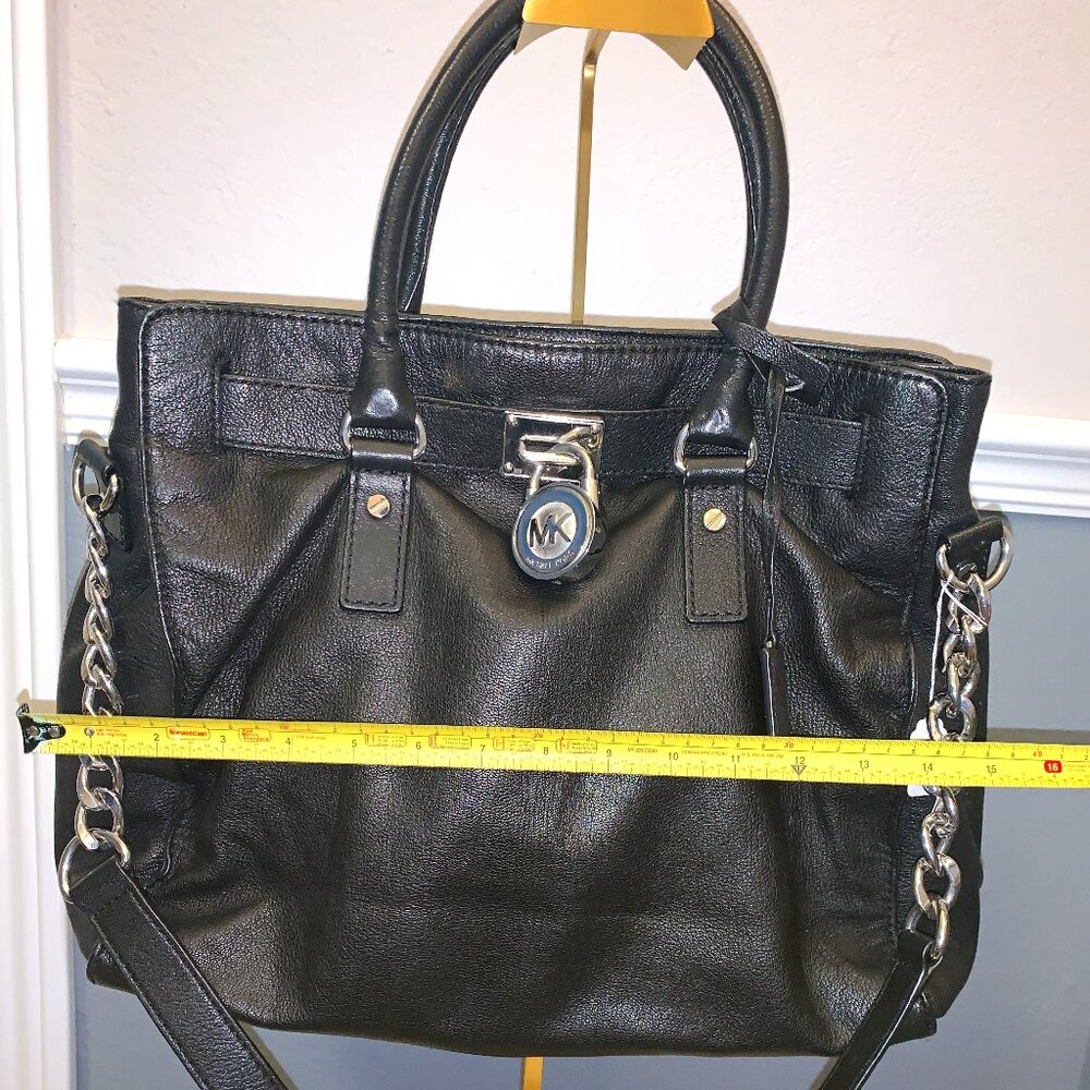 Michael Kors Leather Tote Bag - Black